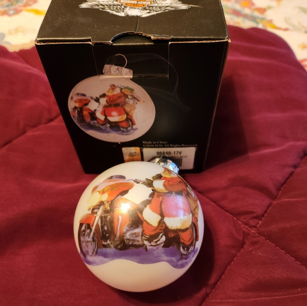 Harley Davidson Christmas ornament